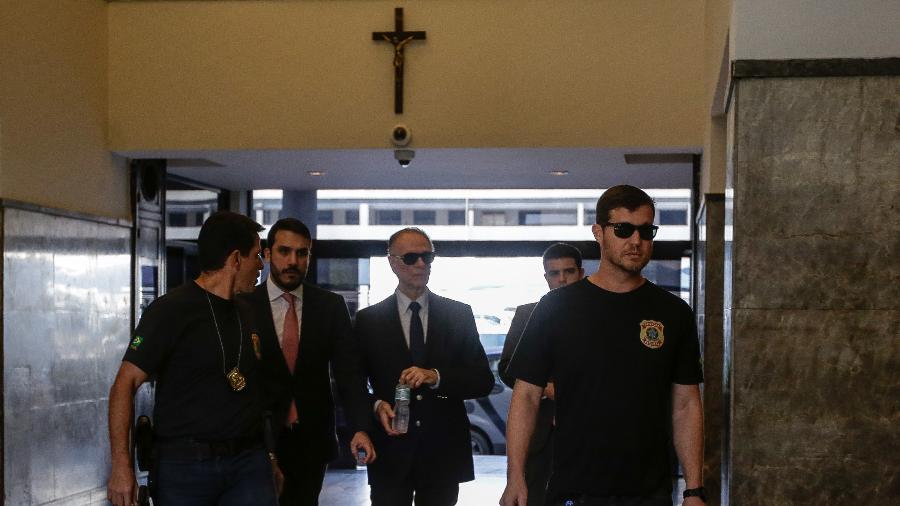 Carlos Arthur Nuzman chega à sede da Polícia Federal para prestar depoimento - Luciano Belford/AGIF