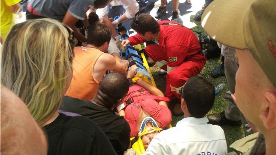Acidente com Ferrari em 2013 - Jorge Luis Rodrigues/Folhapress