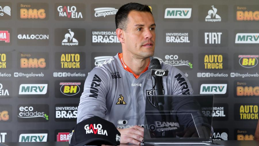 Wilson, novo goleiro do Atlético-MG, deve ser titular diante do Botafogo, pelo Brasileirão - Bruno Cantini/Divulgação/Atlético-MG