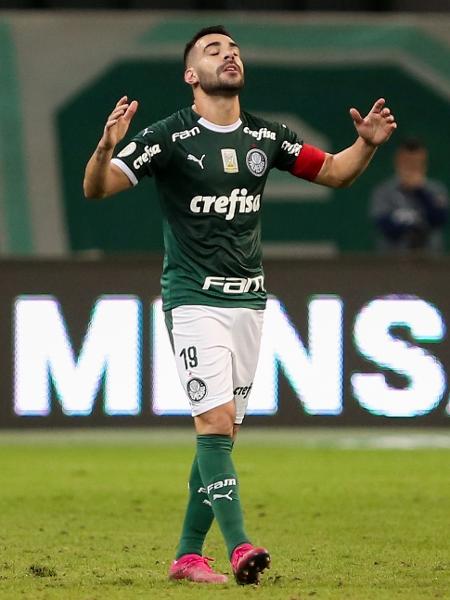 Bruno Henrique, do Palmeiras, no jogo contra o Cruzeiro - Marcello Zambrana/AGIF