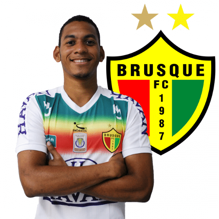 Jefferson Renan, atacante do Brusque - Divulgação/Site oficial do Brusque