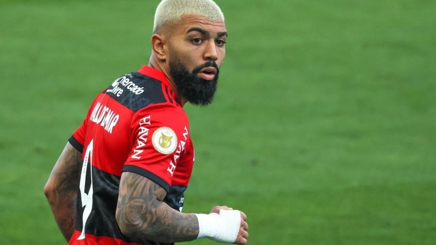 Gabigol na partida contra o Corinthians, pelo Brasileirão - Marcello Zambrana/AGIF