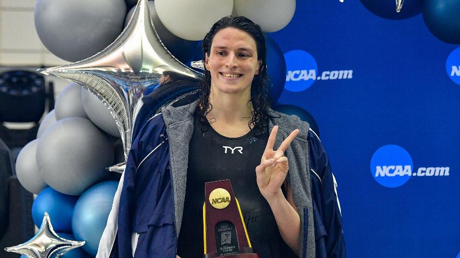 Nadadora Lia Thomas é 1ª mulher trans a ser campeã em liga universitária - Icon Sportswire via Getty Images