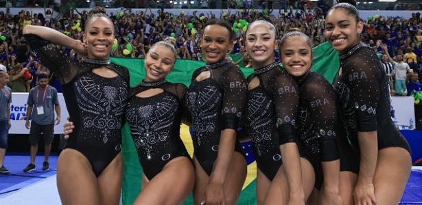 Brasil venció a Estados Unidos por primera vez en gimnasia artística, un pan de oro