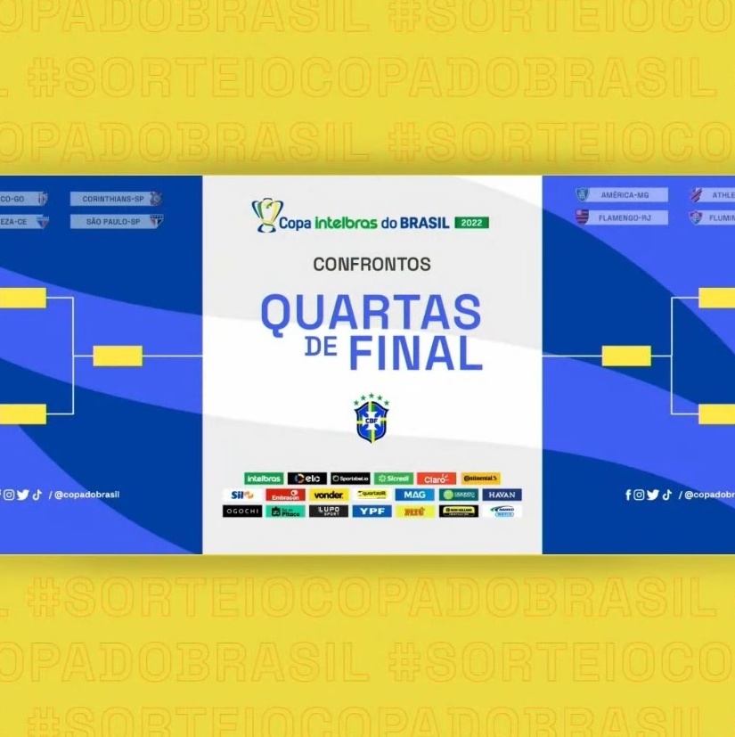 Copa do Brasil 2023: veja quais serão os confrontos das quartas de finais