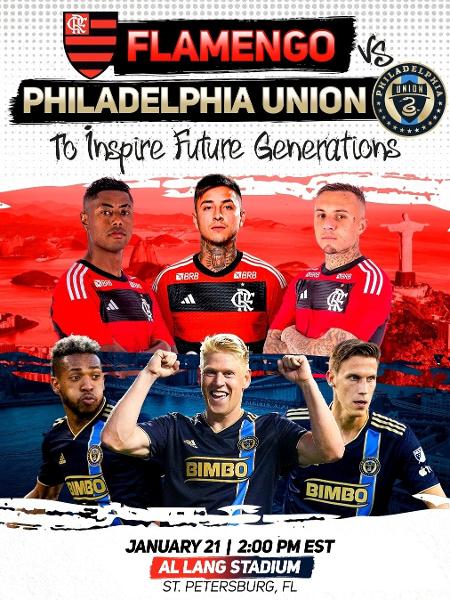 Flamengo vai fazer amistoso com o Philadelphia Union, dos Estados Unidos