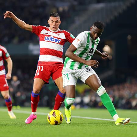 Luiz Henrique, durante a partida entre Betis e Granada