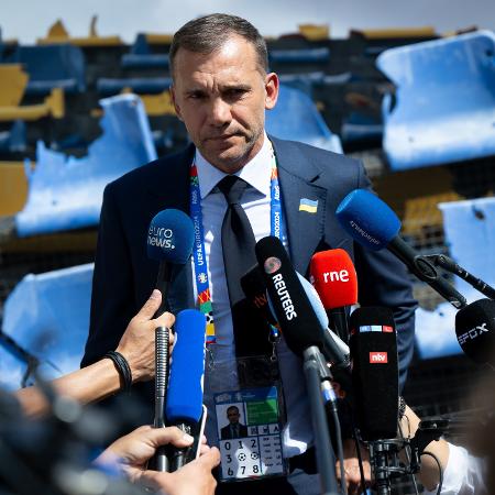 Andriy Shevchenko, presidente da Federação Ucraniana de Futebol