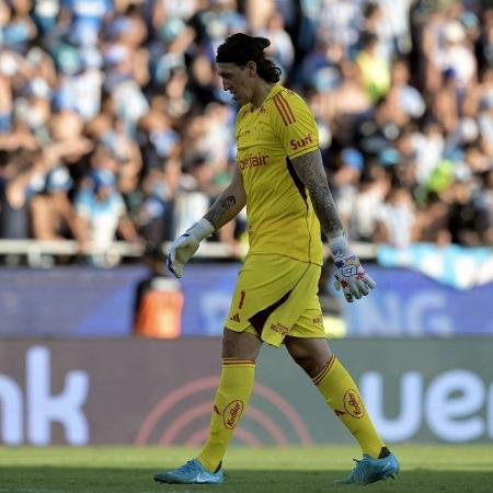 Cassio durante final da Sul-Americana entre Racing e Cruzeiro - Juan Mabromata/AFP