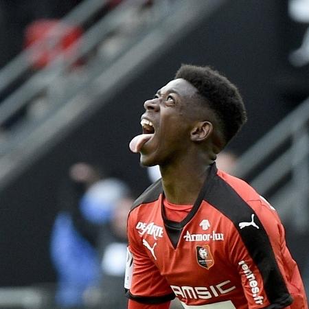 Ousmane Dembélé, aos 18 anos, na época do Rennes Ousmane Dembélé, aos 18 anos, na época do Rennes
