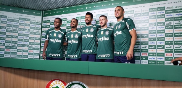 Palmeiras apresentou reforços da temporada 2019 - Danilo Lavieri/UOL - Danilo Lavieri/UOL