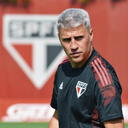 Hernán Crespo, técnico do São Paulo, no CT da Barra Funda - Erico Leonan/São Paulo FC