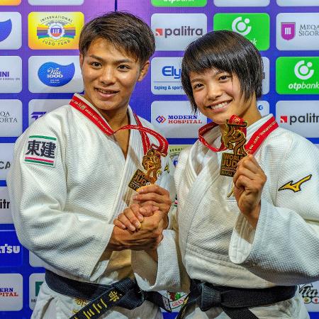 Em Baku-2018, Hifumi e Uta Abe, primeiros irmãos do judô japonês com ouro duplo em Mundiais - David Finch/Getty Images