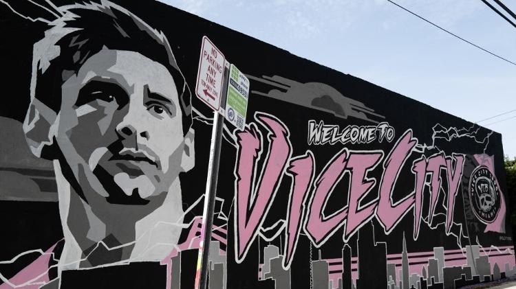 Pintura original do mural feito pela Vice City 1896