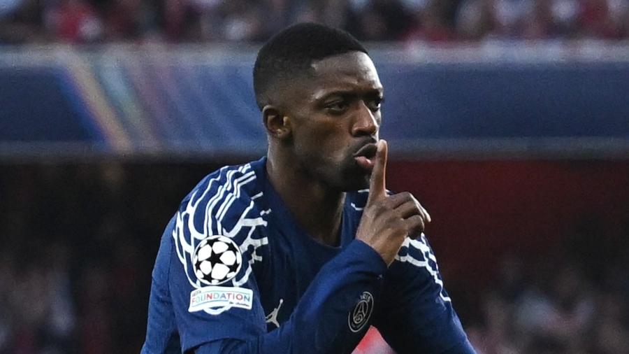 Dembélé deve ser um dos titulares do PSG Dembélé deve ser um dos titulares do PSG