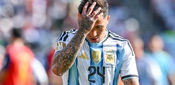 Enzo Fernández exalta Argentina após vice, mas não cita expulsão