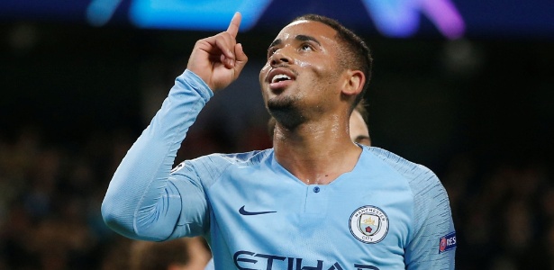 Gabriel Jesus anotou três gols na tranquila vitória do Manchester City - REUTERS/Andrew Yates