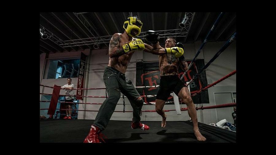 Conor McGregor treina boxe após anunciar aposentadoria - Reprodução/Instagram