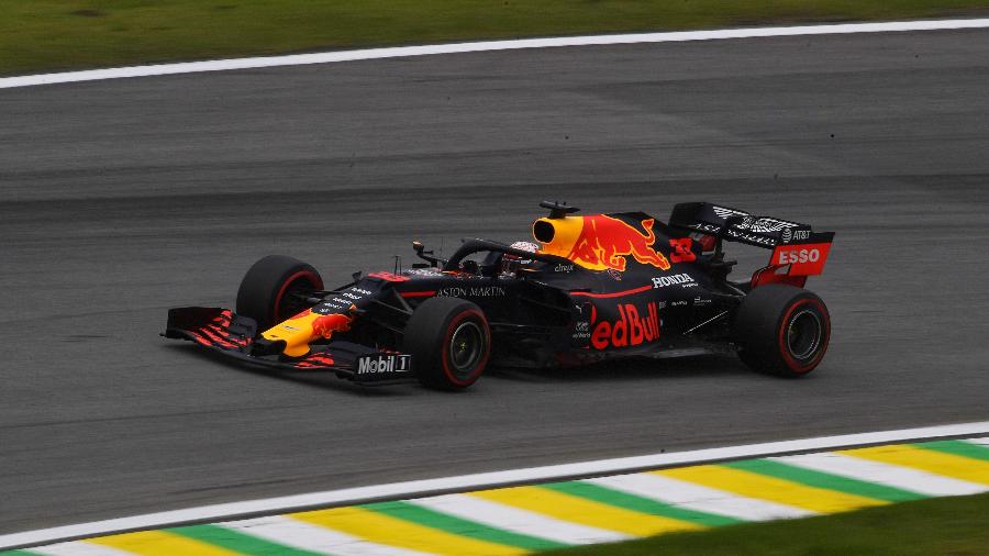 O holandês Max Verstappen, vencedor da última corrida da F-1 em Interlagos, na temporada 2019 - Carl de Souza/AFP