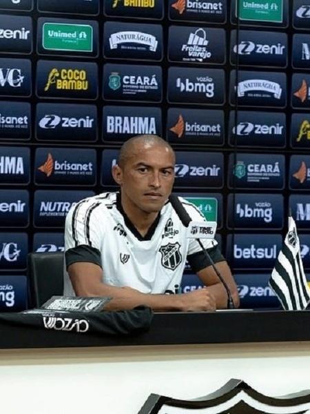Nino Paraíba foi apresentado como novo reforço do Ceará - Reprodução/Instagram