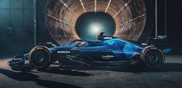 FW44, novo carro da Williams para a temporada de 2022 da Fórmula 1