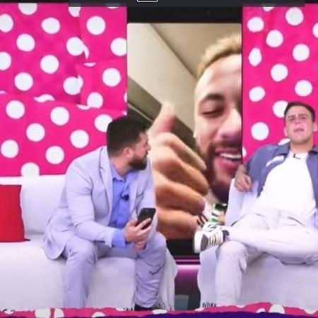 Neymar falou com o humorista Maurício Meirelles e com Jon Vlog - Reprodução/Youtube 