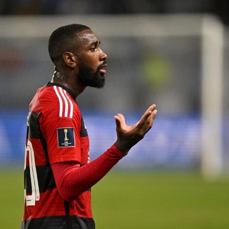 Gerson foi expulso no primeiro tempo da semifinal do Mundial entre Flamengo e Al-Hilal - Tullio Puglia - FIFA/FIFA via Getty Images