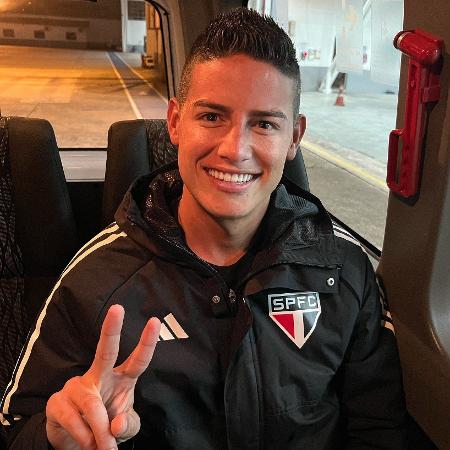 James Rodríguez chega ao Brasil para se apresentar ao São Paulo