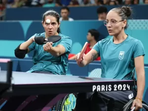 Cátia e Joyce Oliveira conquistam o bronze no tênis de mesa paralímpico