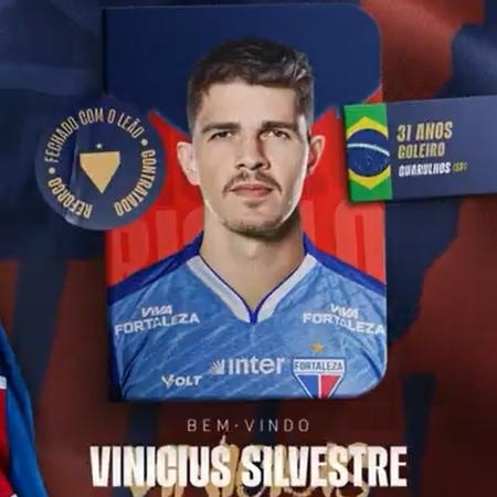 Goleiro Vinicius Silvestre é anunciado pelo Fortaleza Goleiro Vinicius Silvestre é anunciado pelo Fortaleza