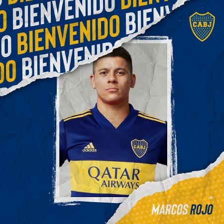 Boca Juniors anunciou a contratação de Marcos Rojo - Divulgação/Boca Juniors