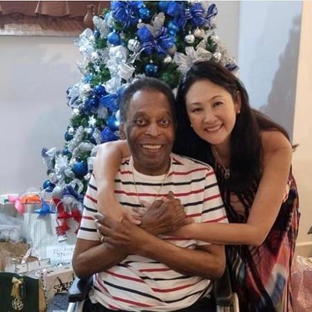 Pelé indicou no testamento que Márcia Aoki fique com 30% dos bens - Reprodução/Instagram