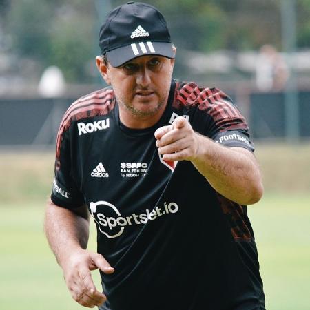 Rogério Ceni, durante treino do São Paulo no CT da Barra Funda - Anuar Sayed /saopaulofc