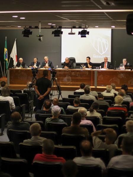 Conselheiros do Atlético-MG se reuniram para discutir situação financeira do clube - Bruno Souza/Atlético-MG