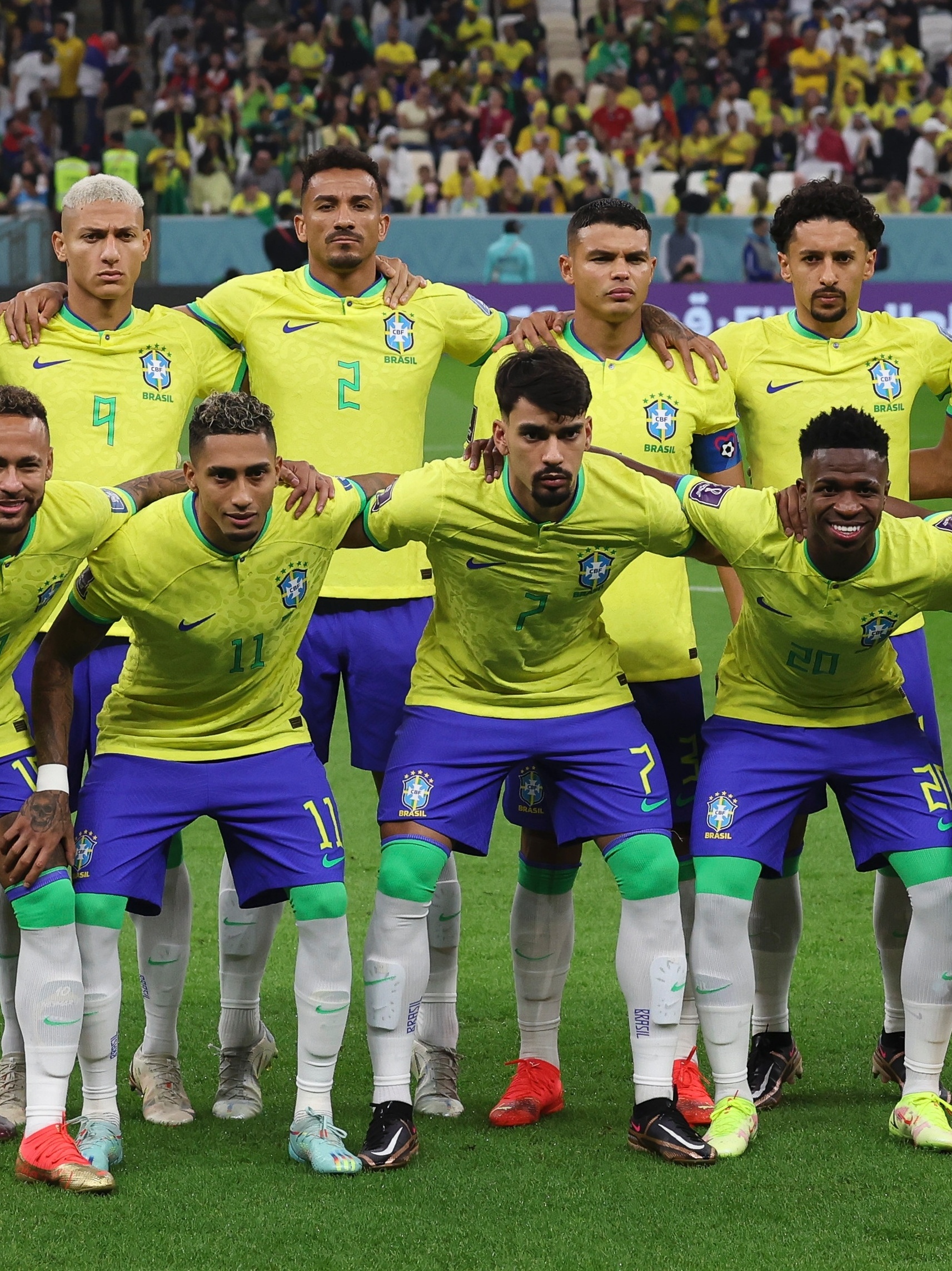 Escalação da Seleção Brasileira para estreia na Copa do Mundo