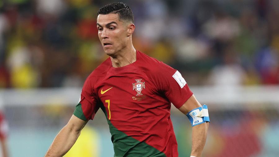 O jogador Cristiano Ronaldo, da seleção de Portugal - Clive Brunskill/Getty Images