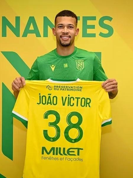 João Victor foi emprestado pelo Benfica ao Nantes - Reprodução/Nantes