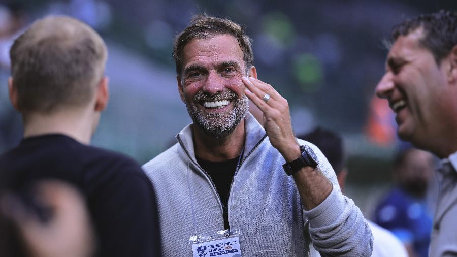 Jurgen Klopp, diretor global de futebol da Red Bull, está no Allianz Parque para acompanhar Palmeiras x Bragantino Jurgen Klopp, diretor global de futebol da Red Bull, está no Allianz Parque para acompanhar Palmeiras x Bragantino