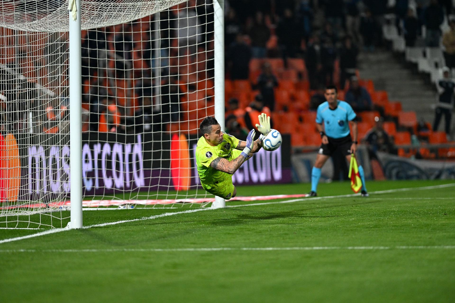 Fabio, goleiro do Fluminense, em jogo contra o Ind. Rivadavia pela Copa Libertadores - undefined