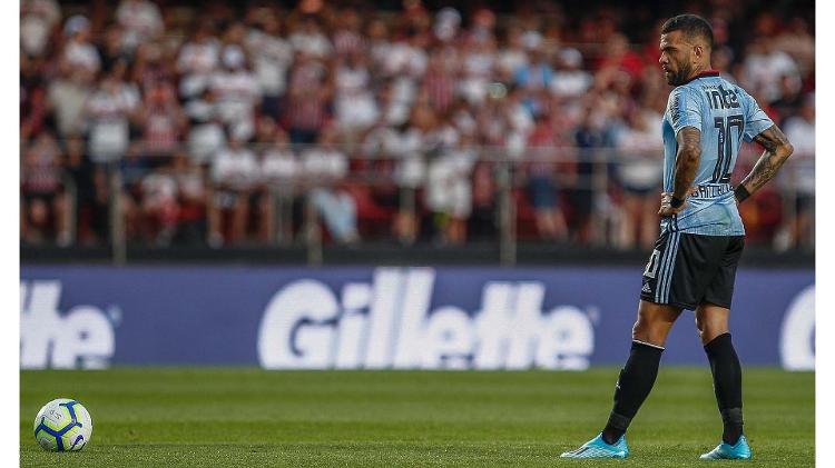 Daniel Alves é um dos destaques do São Paulo na temporada de 2020 - Miguel Schincariol/Getty Images