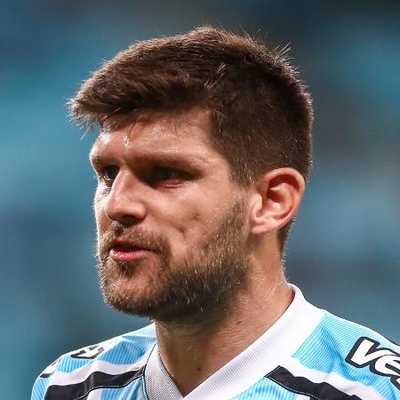 Walter Kannemann durante jogo do Grêmio no Campeonato Brasileiro