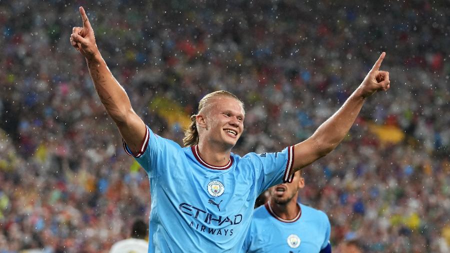 Haaland é a principal cara nova do Manchester City, atual bicampeão inglês - Matt McNulty - Manchester City/Manchester City FC via Getty Images