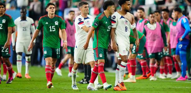 Pelea entre Estados Unidos y México, atleta con camiseta rota y expulsiones;  yo espero