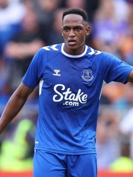 Yerry Mina acabou de encerrar uma passagem de 5 anos pelo Everton - Getty Images