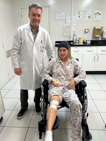 Letícia Oro Melo passa por cirurgia