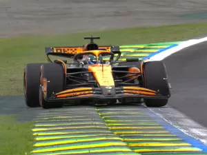 Com Piastri na frente, McLaren fecha a primeira fila da sprint do GP de SP