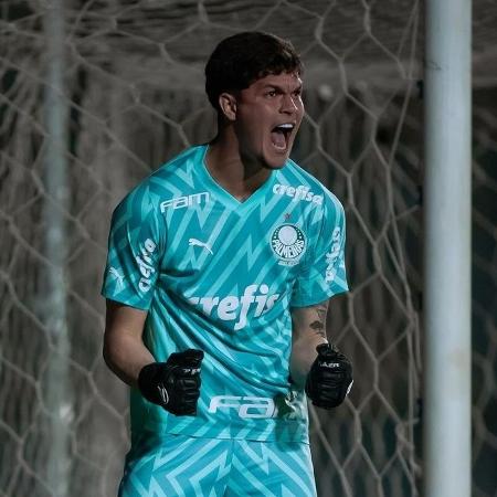 Kauan Lima da Cunha, goleiro reserva do Palmeiras sub-20