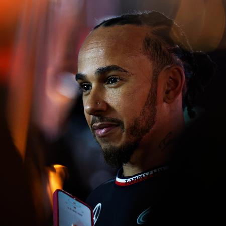 Lewis Hamilton, da Mercedes, liderou os dois treinos livres do GP de Las Vegas de Fórmula 1