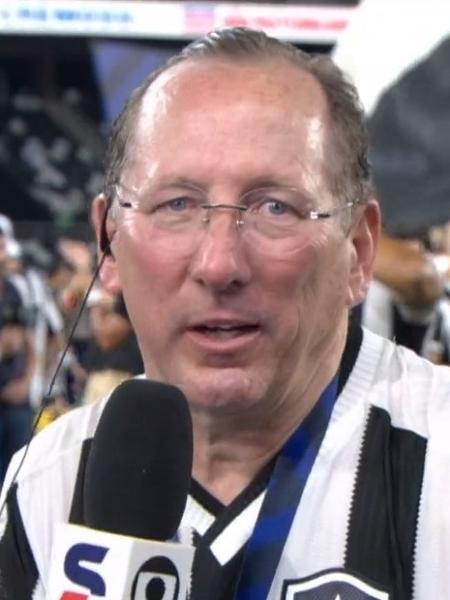 John Textor, durante entrevista ao Sportv