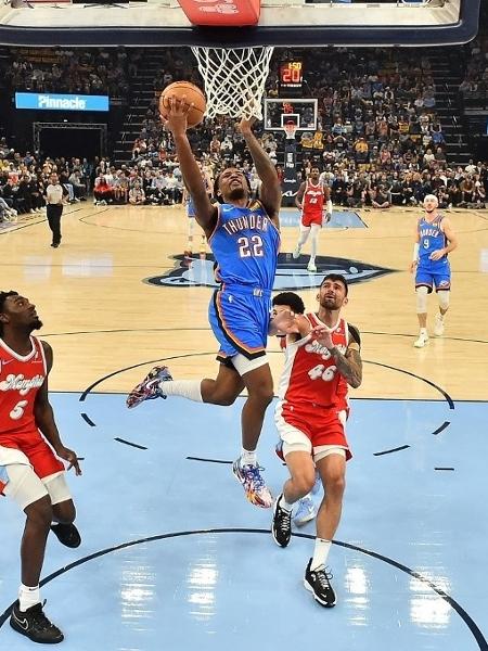 Oklahoma City Thunder varreu o Memphis Grizzlies na primeira rodada dos playoffs da NBA - JUSTIN FORD/Getty Images via AFP